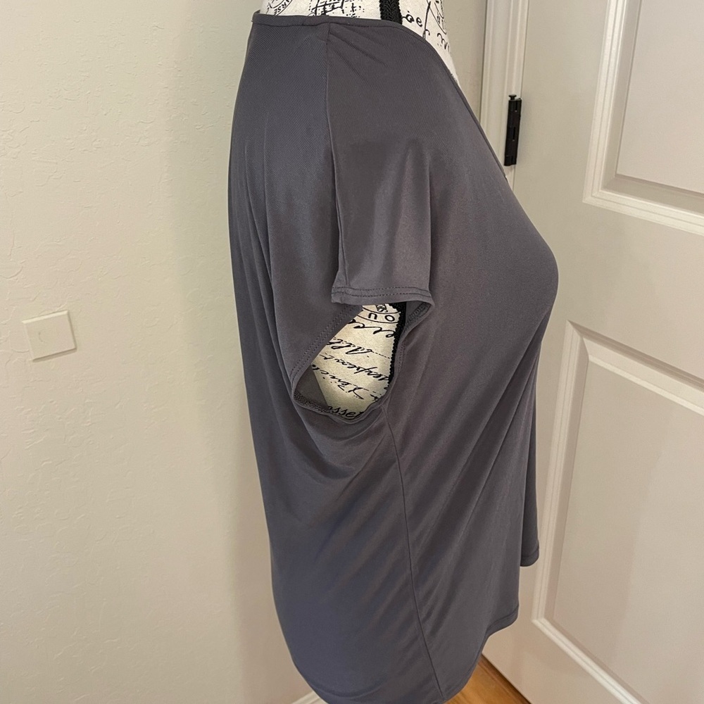 Halogen Size XS Black/Dark Grayish Basic Top - image 3